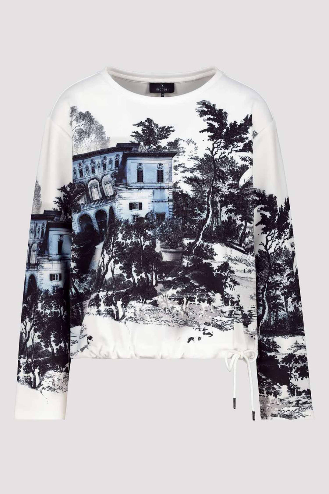 Sweatshirt w English Garden Print