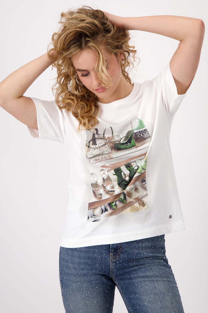 T-shirt w Shoe n Bag Print Front