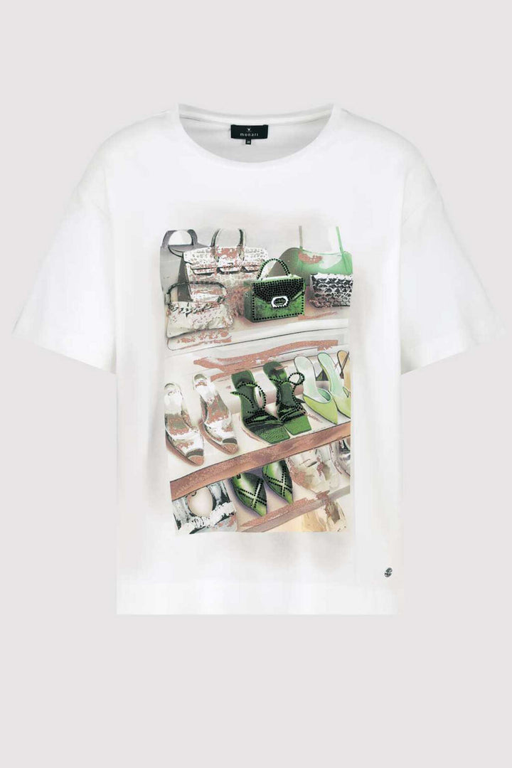 T-shirt w Shoe n Bag Print Front