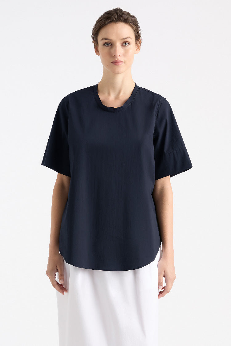 Tee Top in French Navy