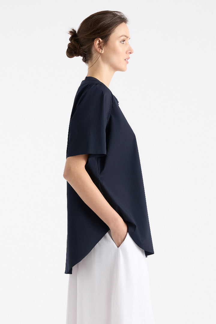 Tee Top in French Navy
