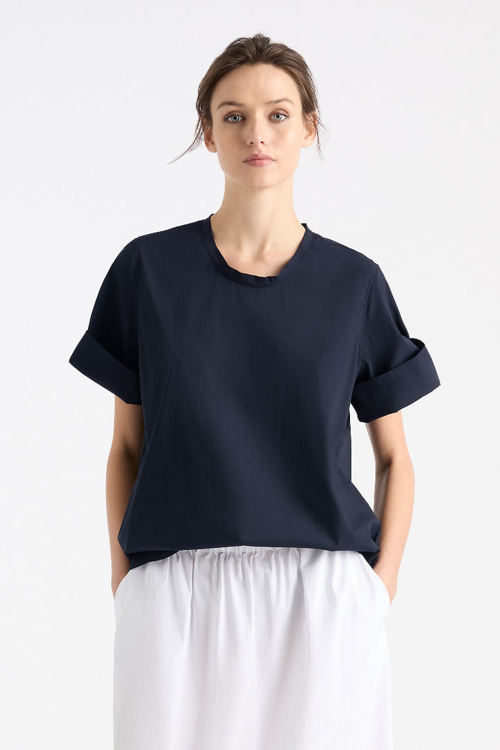 Tee Top in French Navy