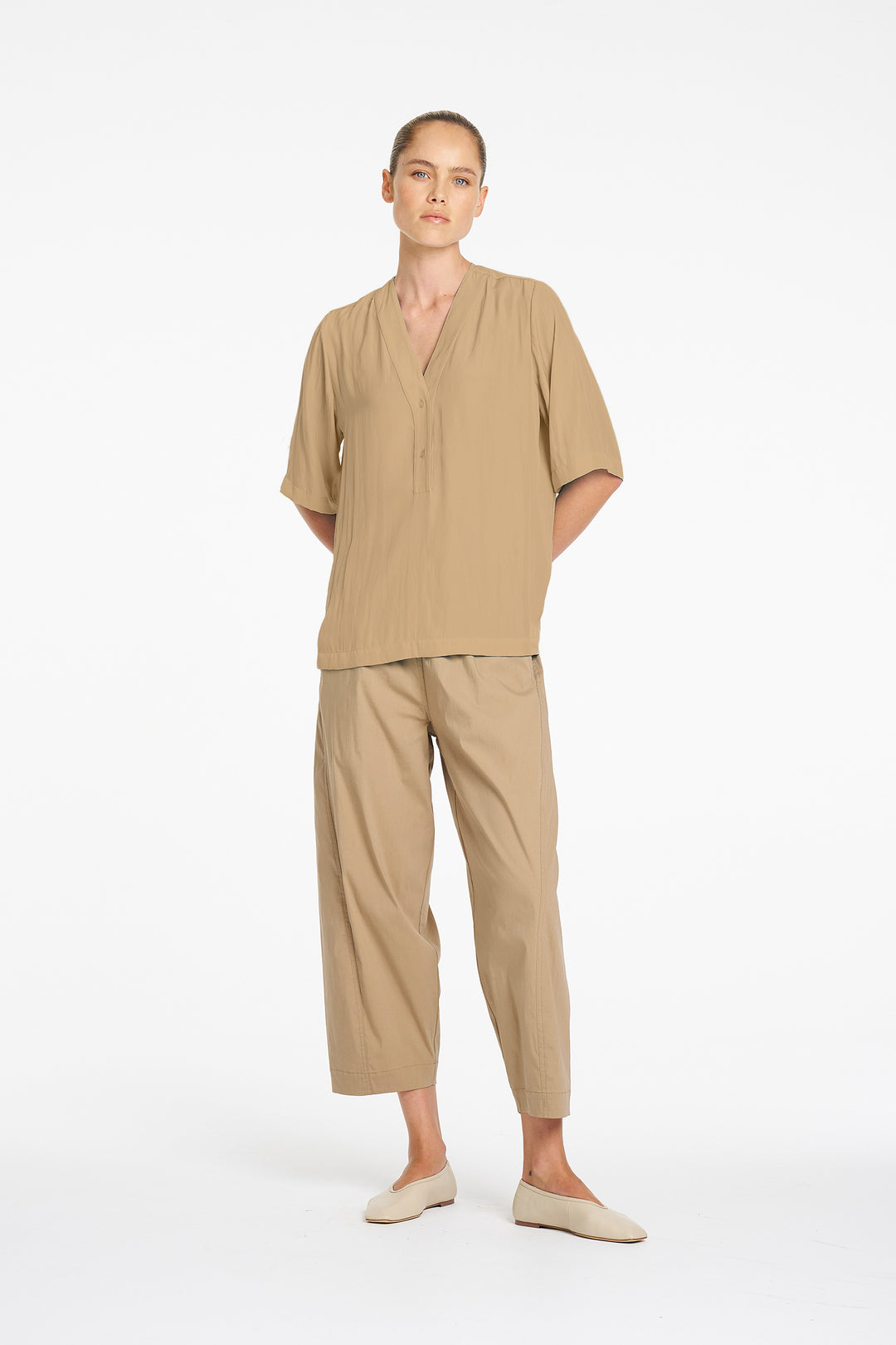 Cross Pant in Elm