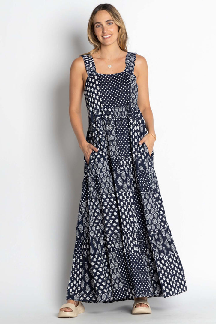 Talei Sundress in Navy