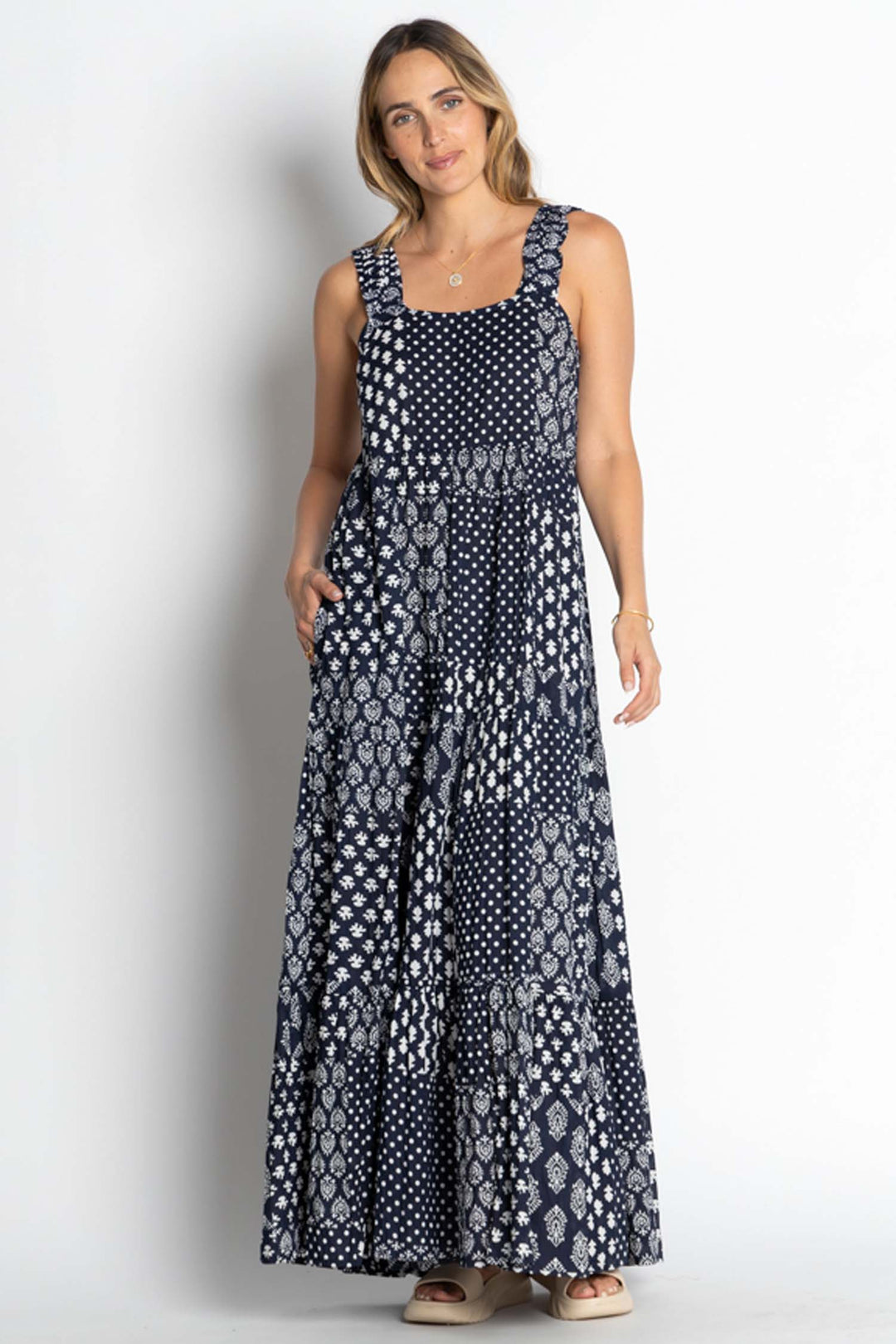 Talei Sundress in Navy