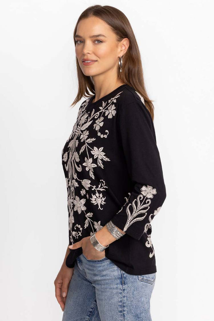 Talithia 3/4 Sleeve Crew-Neck Tee