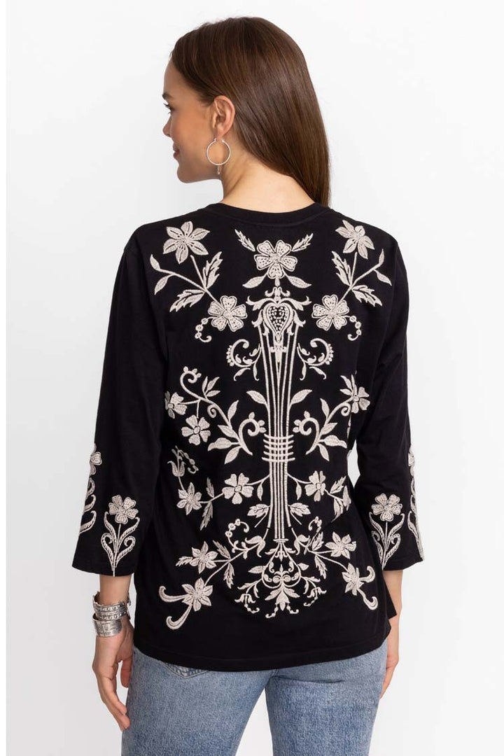 Talithia 3/4 Sleeve Crew-Neck Tee