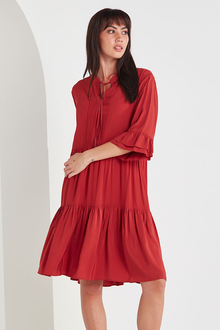 Tallulah Dress in Paprika