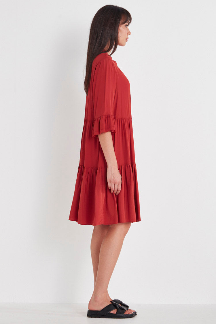 Tallulah Dress in Paprika