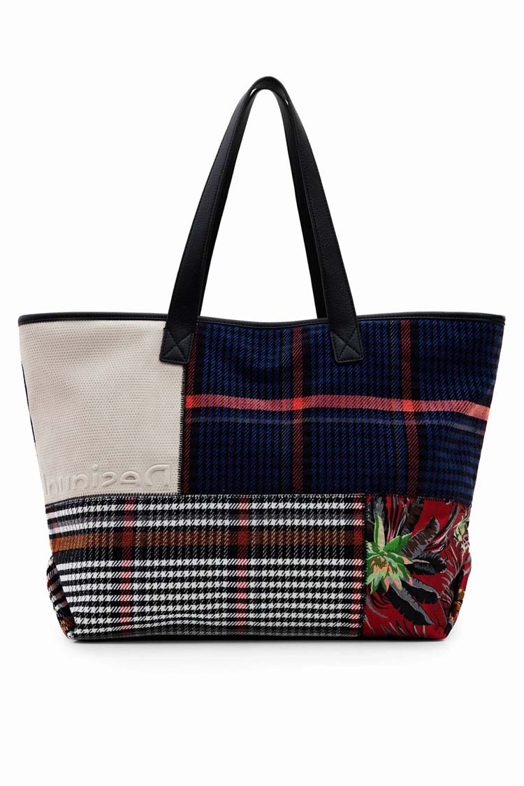 Tartan Patchwork Shopper Bag