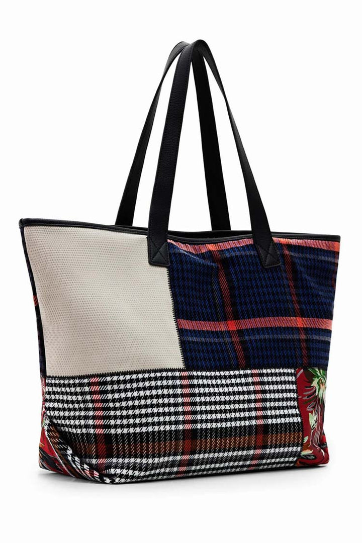 Tartan Patchwork Shopper Bag