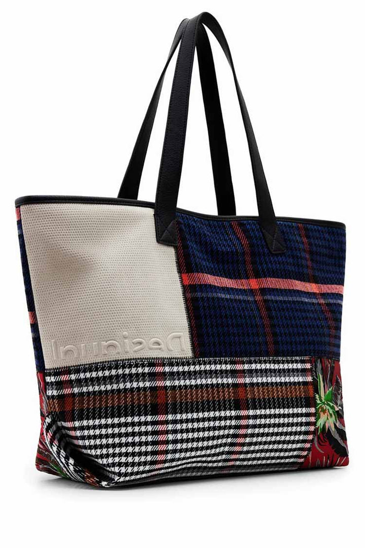 Tartan Patchwork Shopper Bag