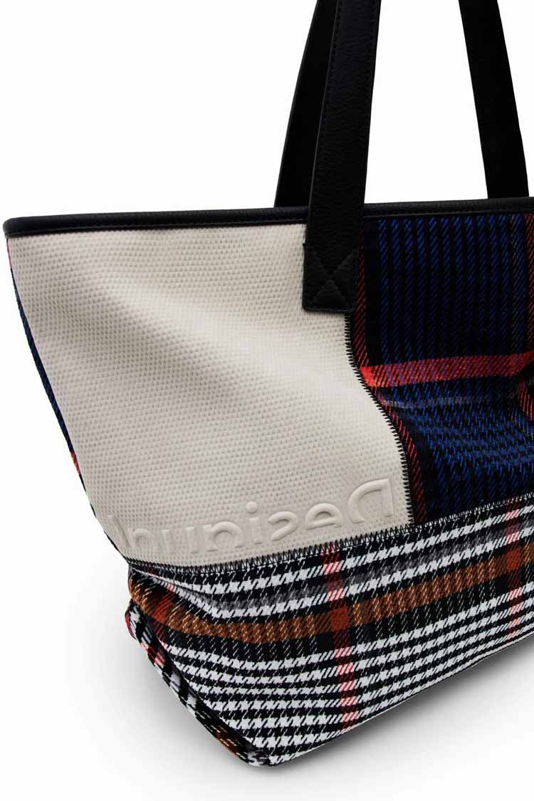 Tartan Patchwork Shopper Bag