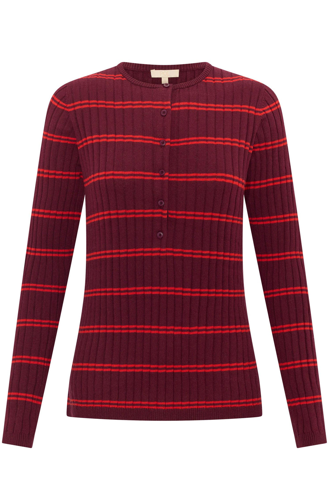 Tate Henley in Merlot/ Red Stripe
