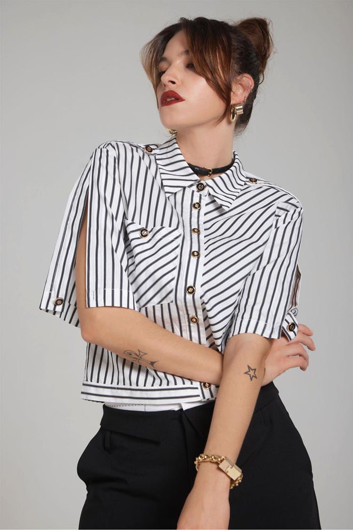 Tempest Shirt in Multi Stripe