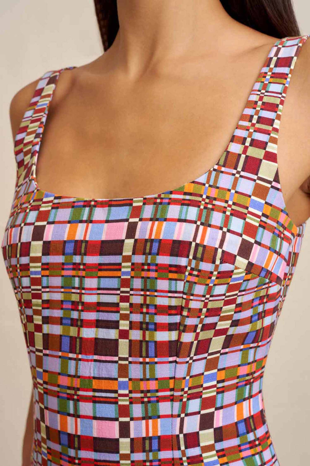 Tessera Tile Mini Dress