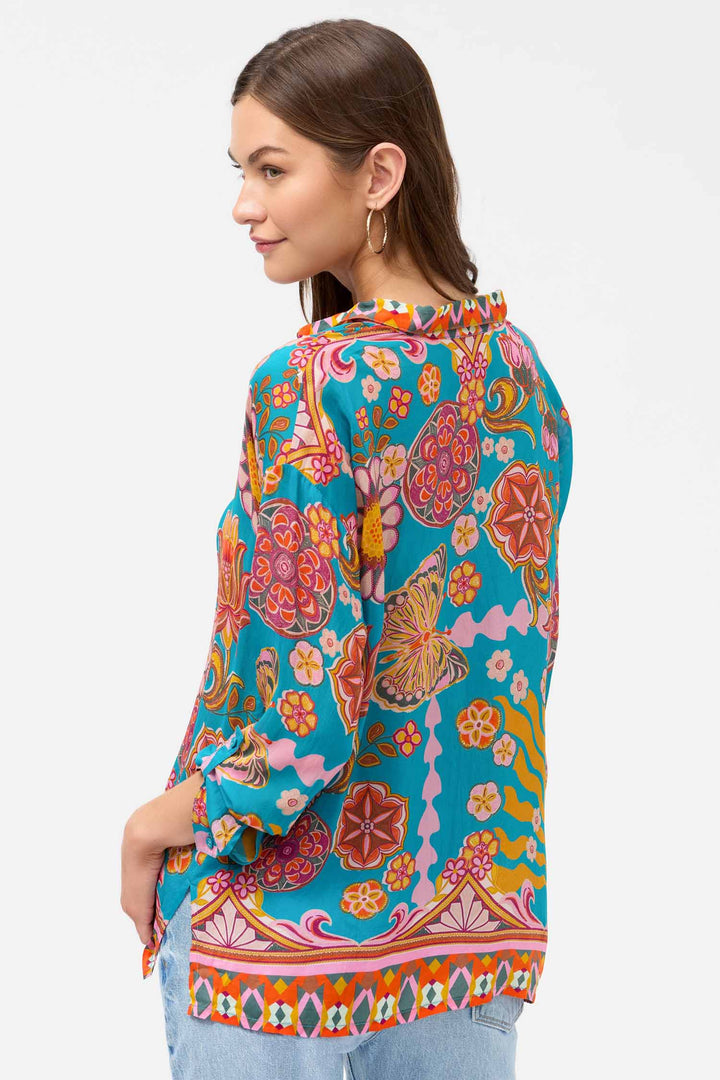Audrey Button Up Shirt in Endora