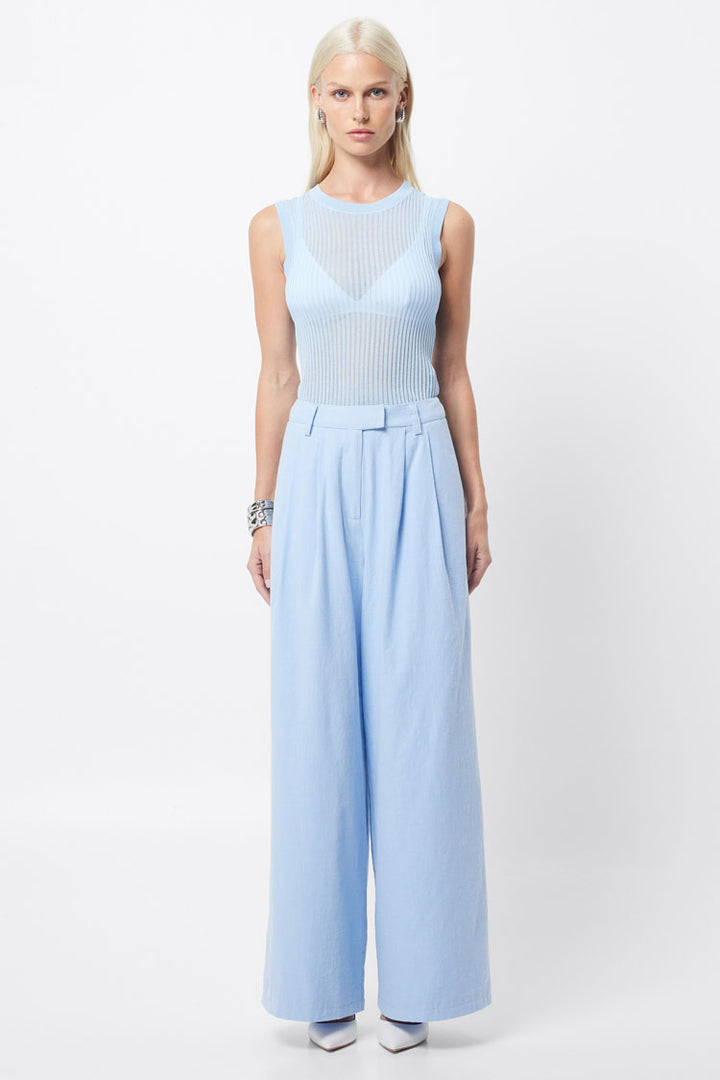 The Lyrical Pant in Ice Blue