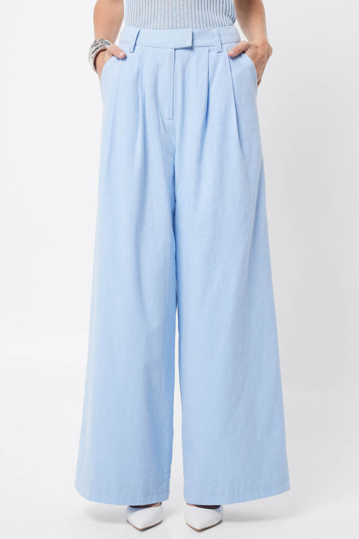 The Lyrical Pant in Ice Blue