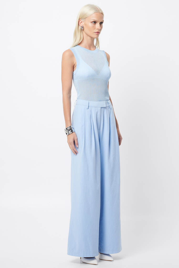 The Lyrical Pant in Ice Blue
