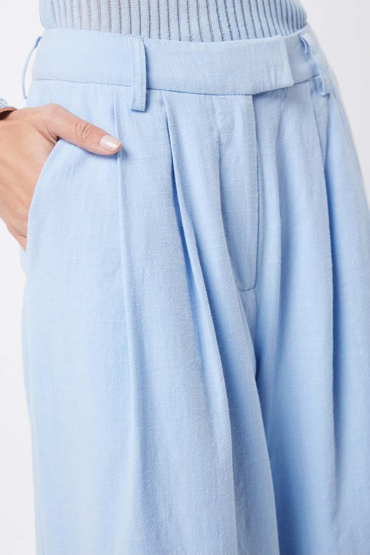 The Lyrical Pant in Ice Blue