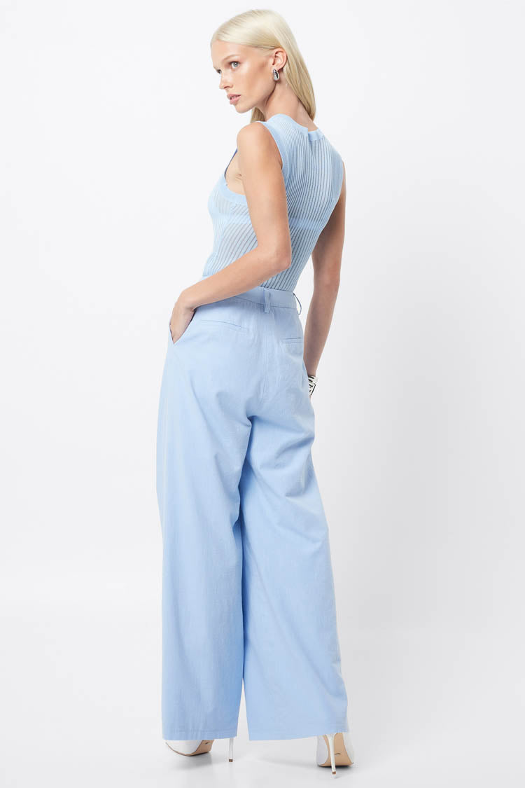 The Lyrical Pant in Ice Blue