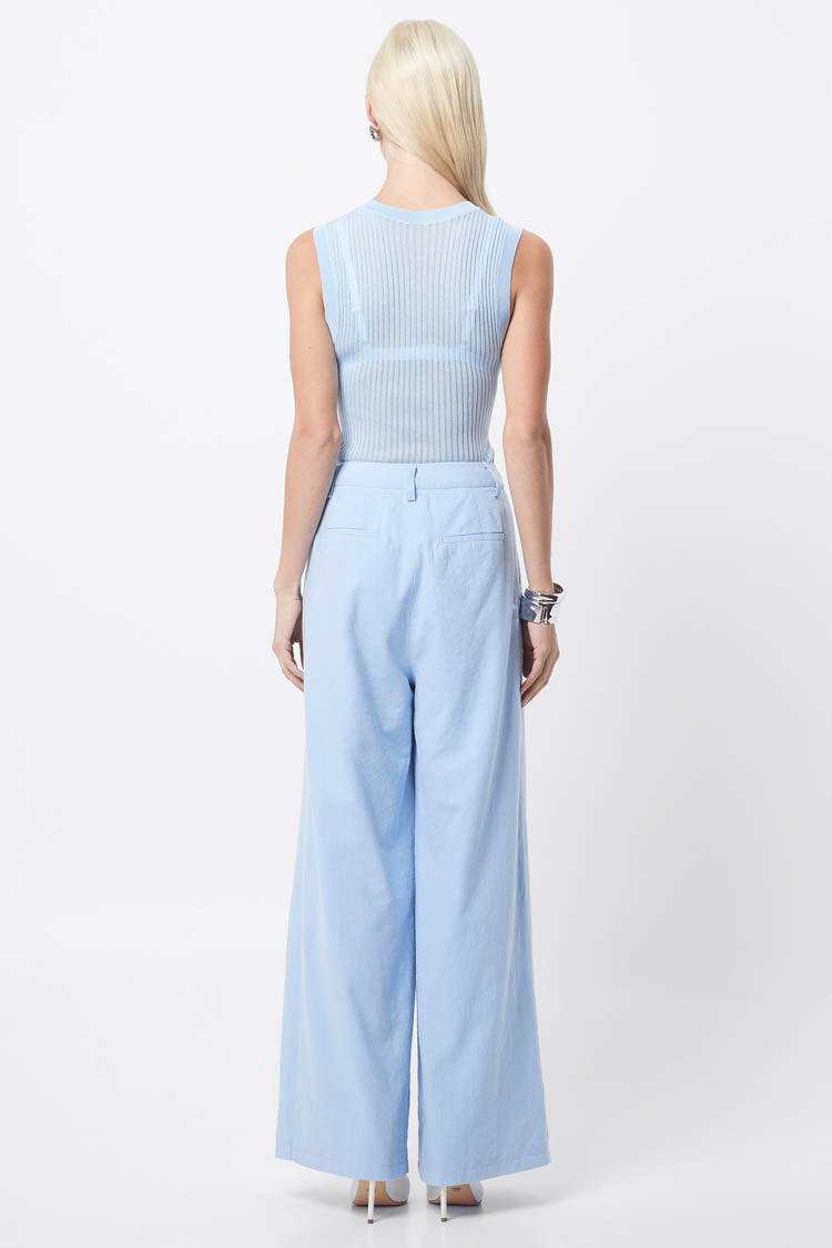 The Lyrical Pant in Ice Blue