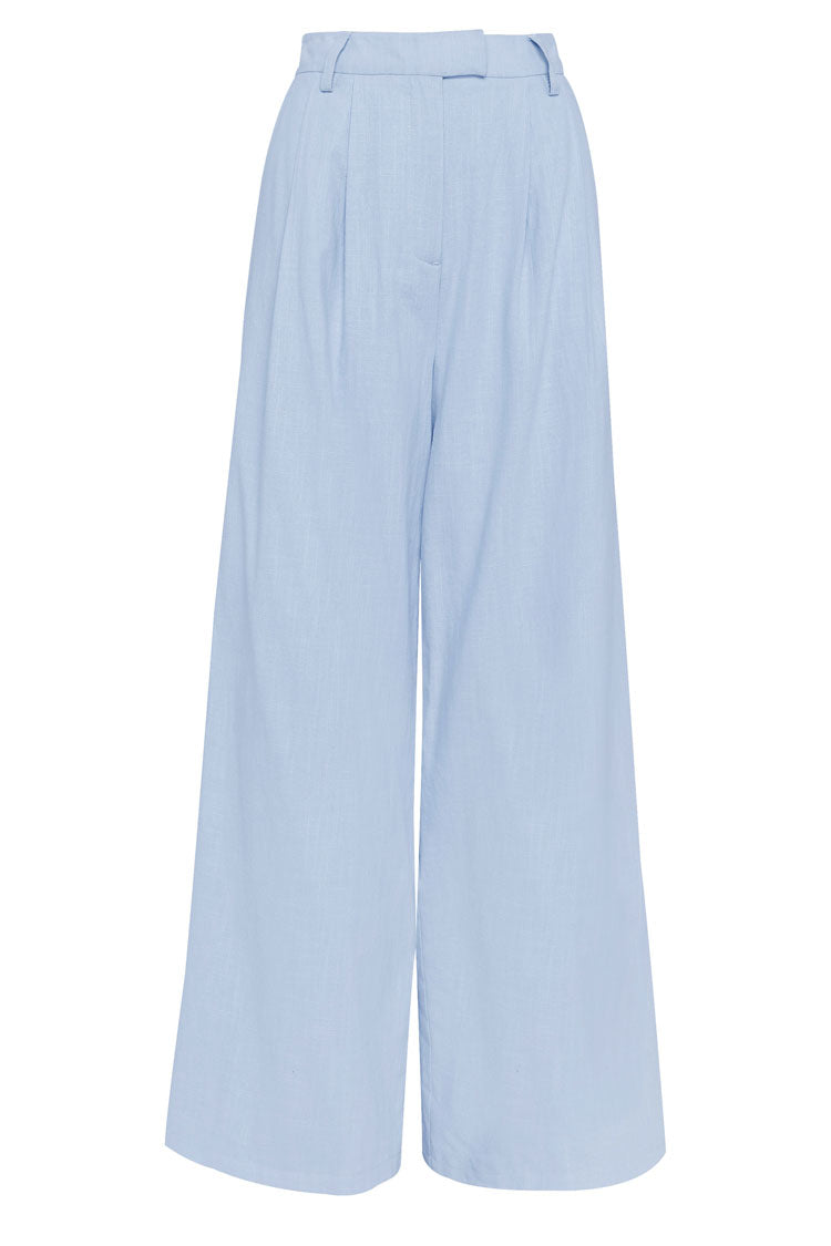 The Lyrical Pant in Ice Blue