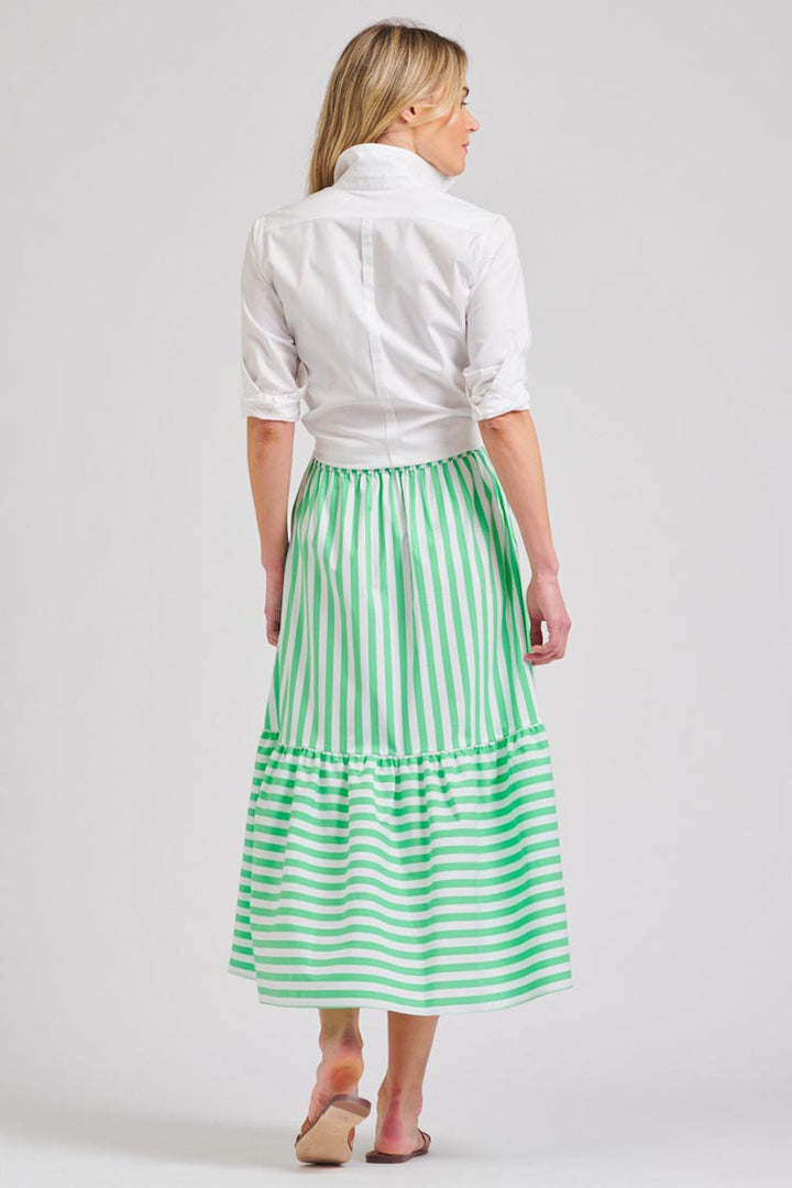 The Nina Elasticised Skirt in Green