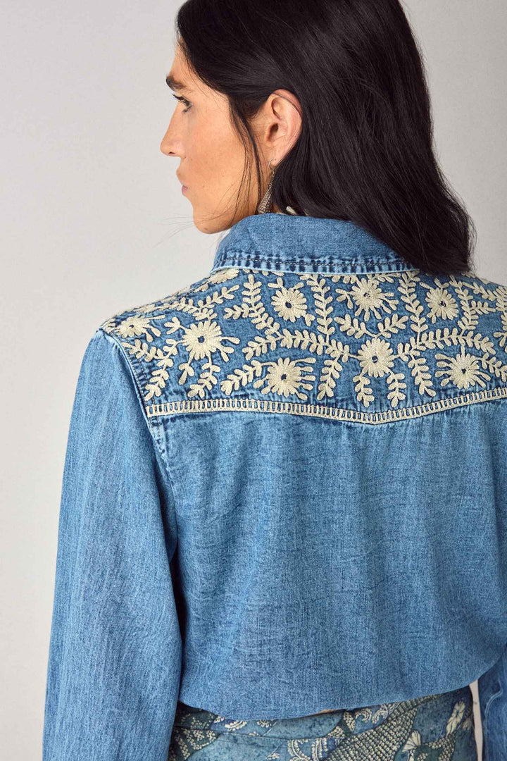 Thelma Shirt in Blue Haze