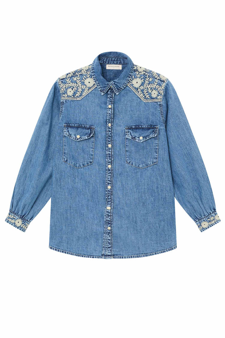 Thelma Shirt in Blue Haze