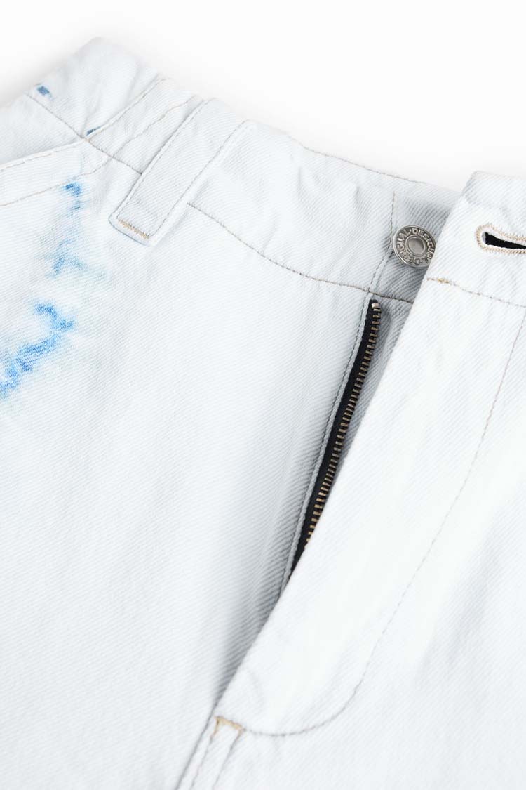 Tie-dye Cargo Washed Jeans | FINAL SALE