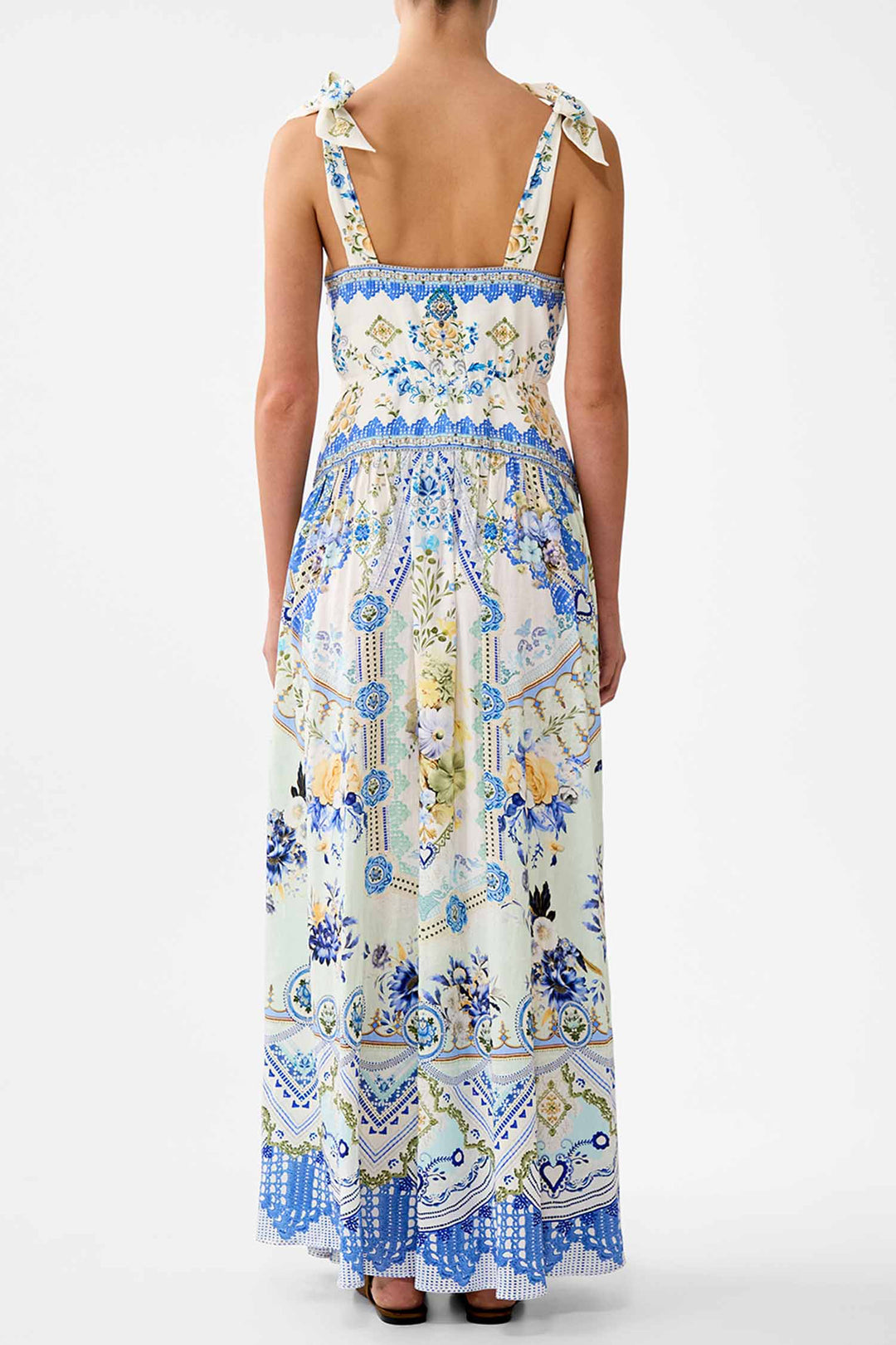 Tie Shoulder Dress in My Homespun Heart
