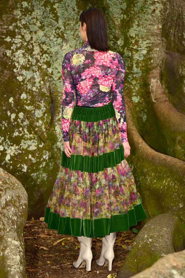 Tier Diary Floral Skirt