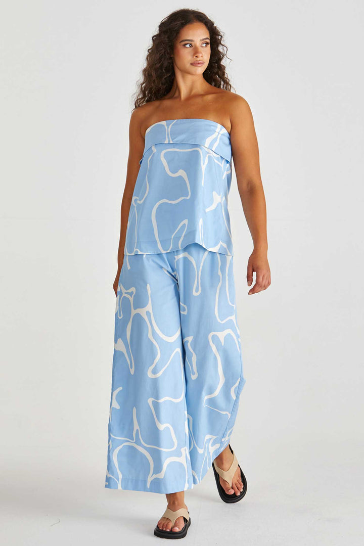 Tilda Pant in Abstract Daisy