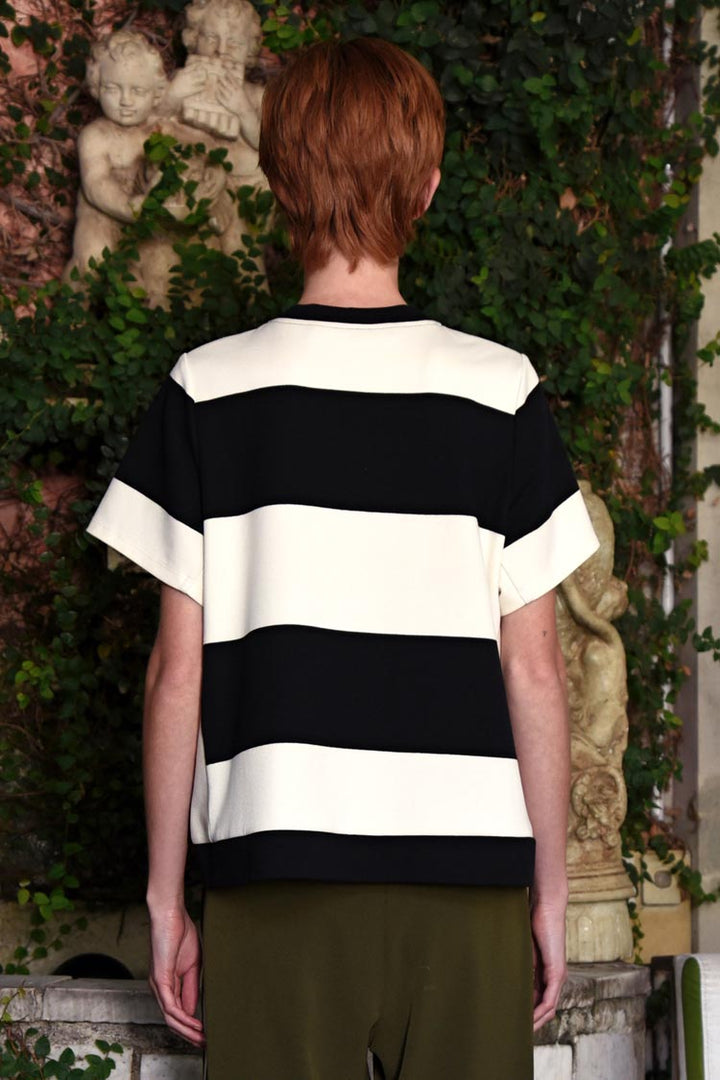 Best Of Both Worlds Top in Black Stripe | FINAL SALE