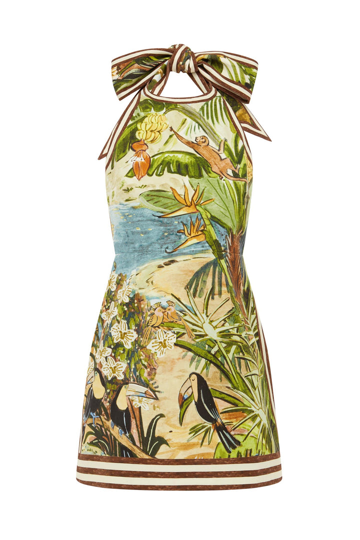 Toucan Tango Halter Mini Dress