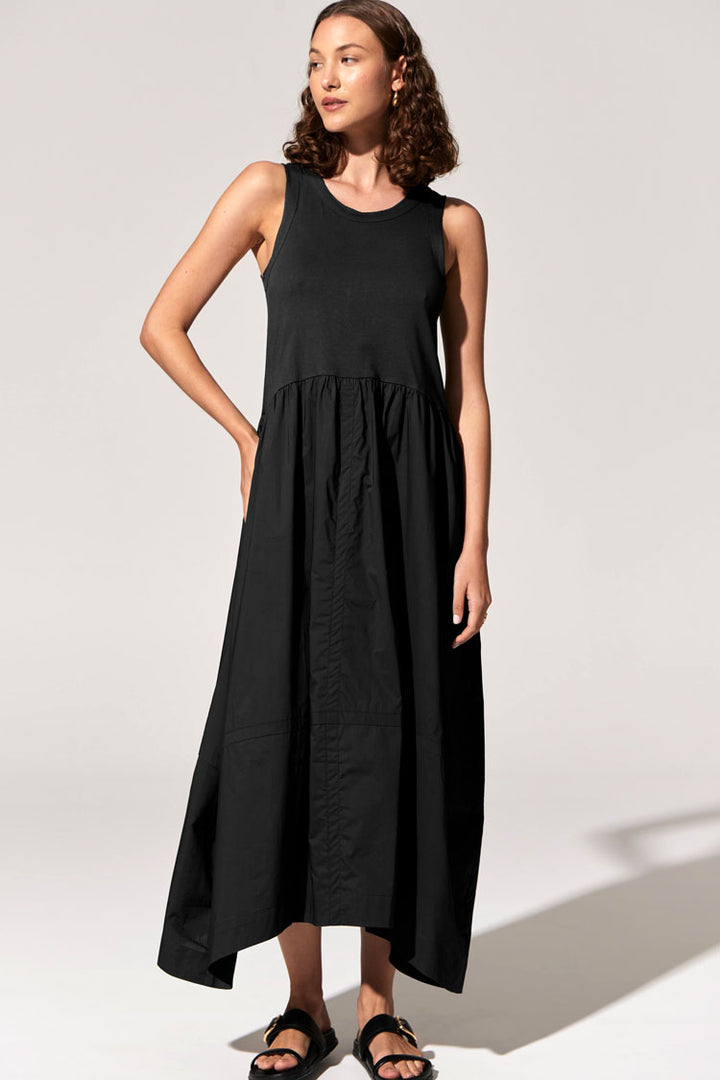 Toya Tank Dress in Black