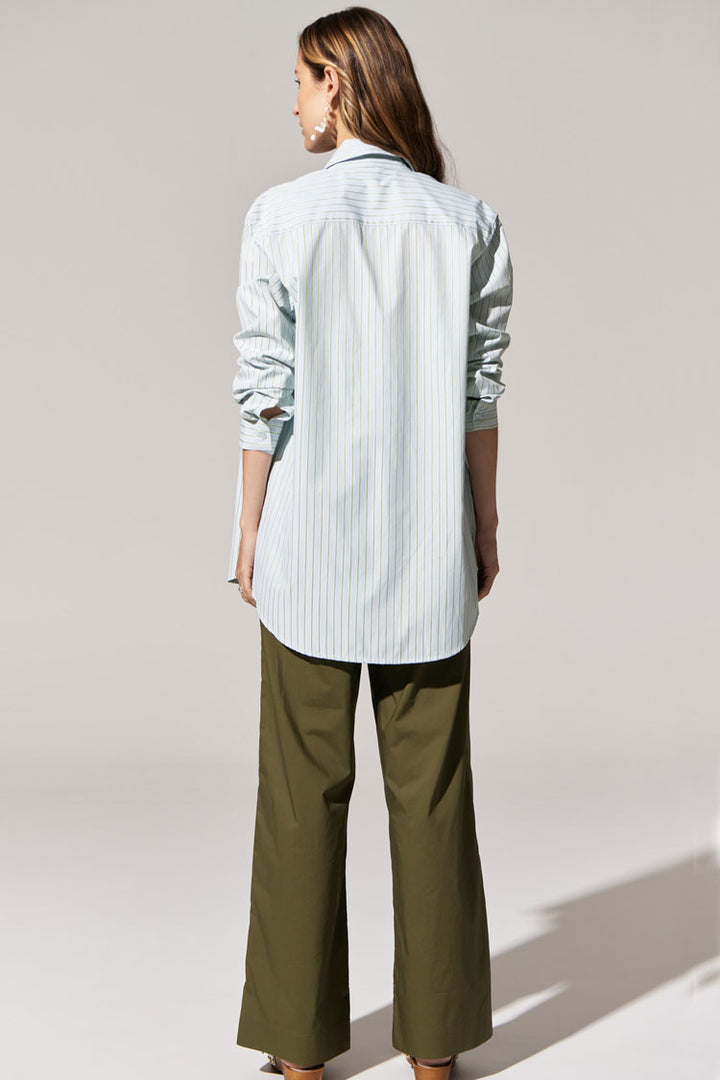 Toya Wide Leg Pant in Khaki
