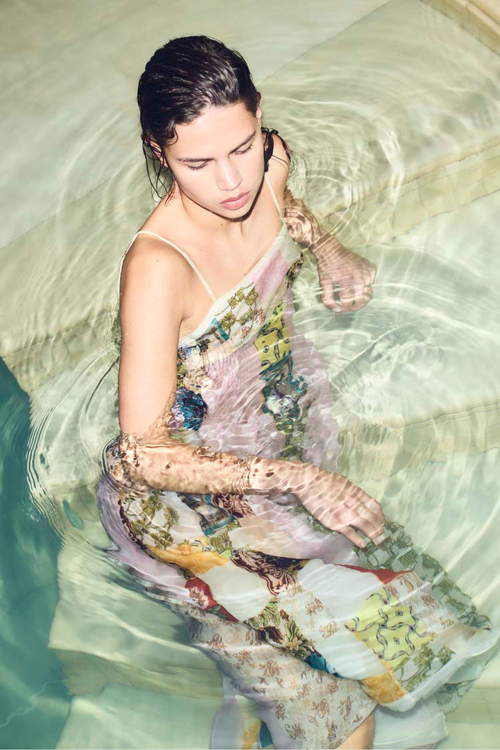 Tranquillo Godet Sundress in Kaleidoscope