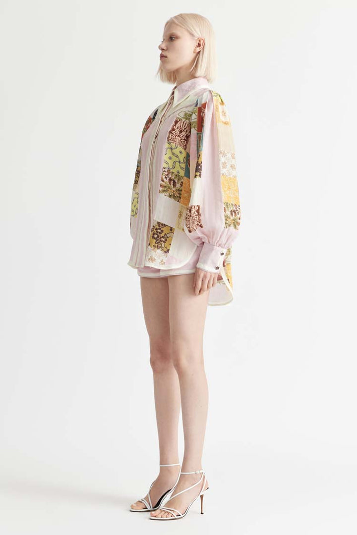 Tranquillo Western Style Blouse in Kaleidoscope