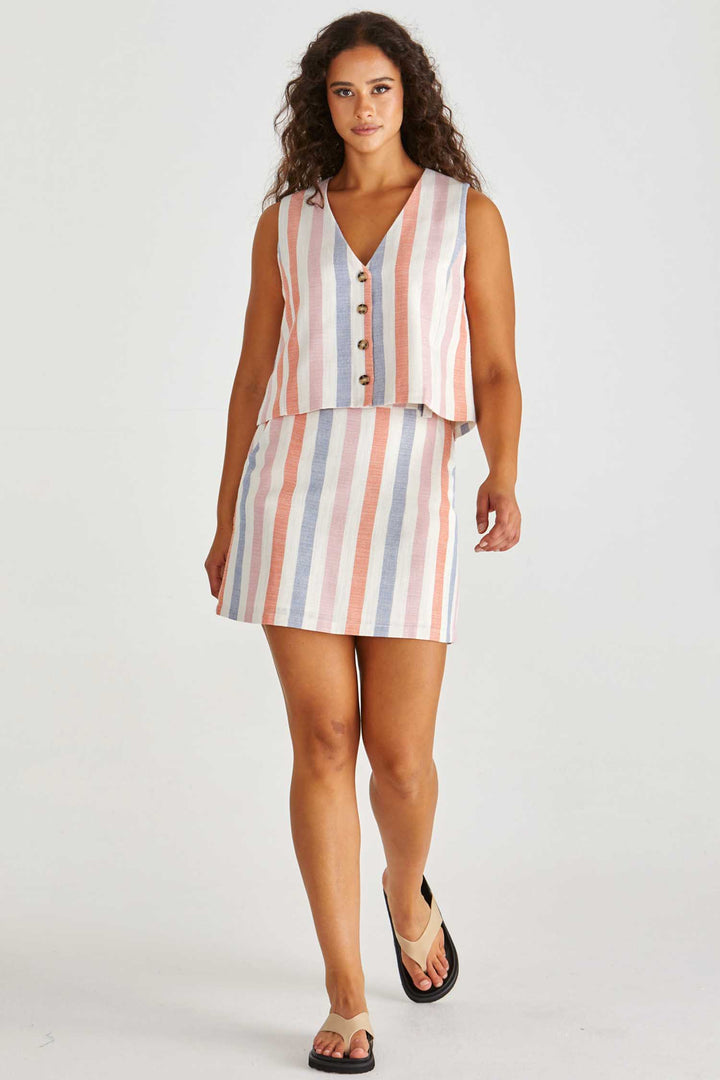 Travis Skirt in Stripe