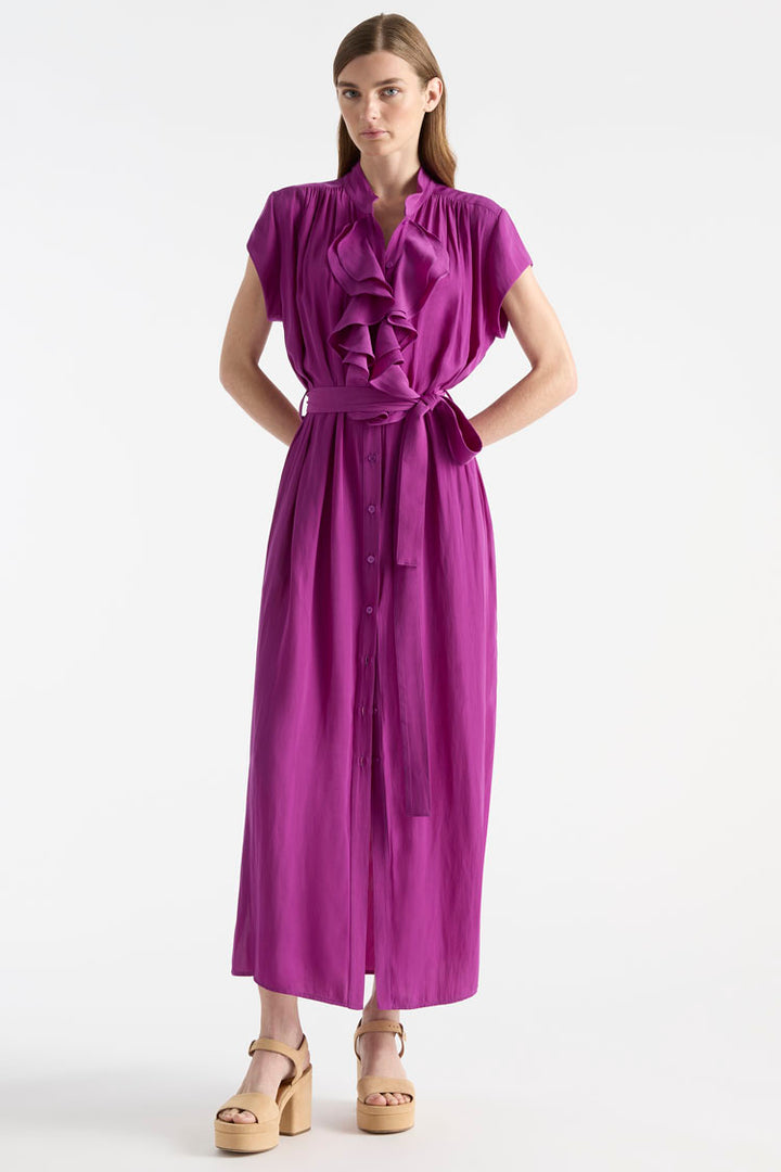 Trellis Dress in Amethyst