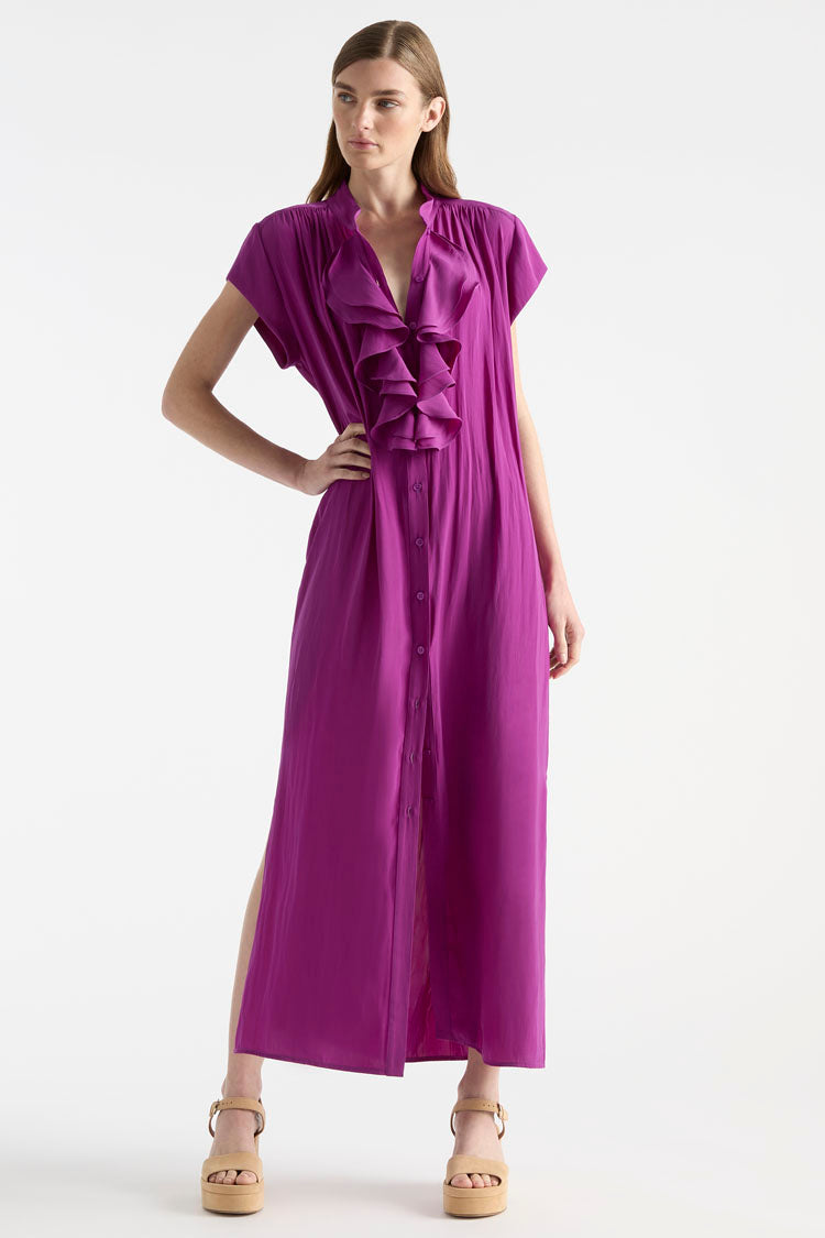 Trellis Dress in Amethyst