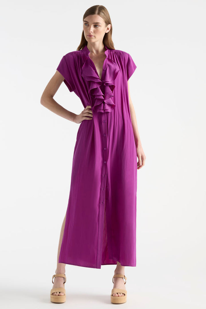 Trellis Dress in Amethyst