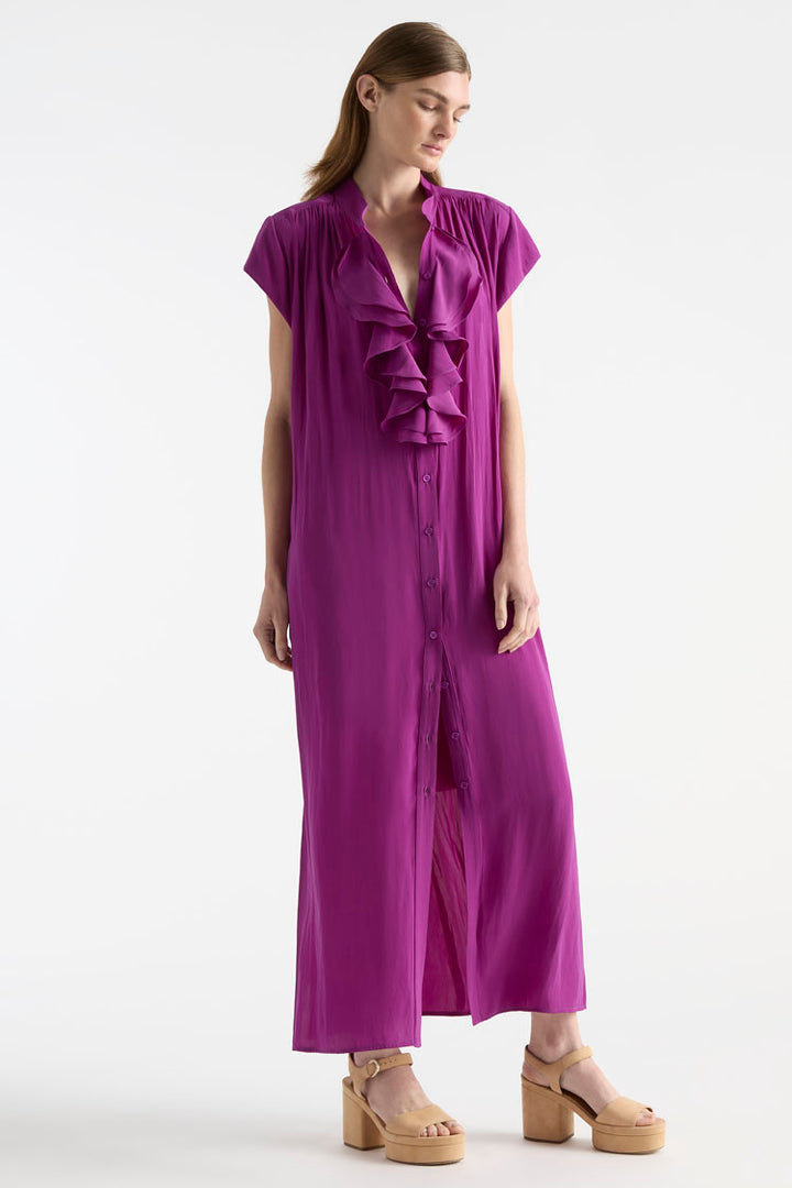 Trellis Dress in Amethyst