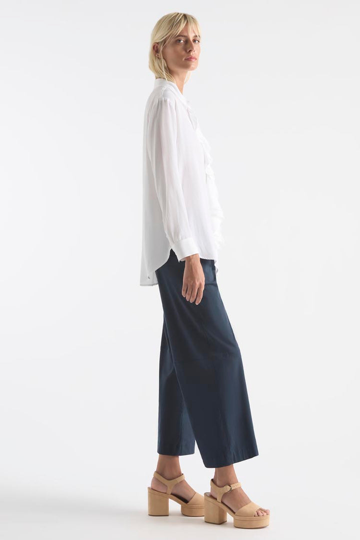 Trellis Shirt in White
