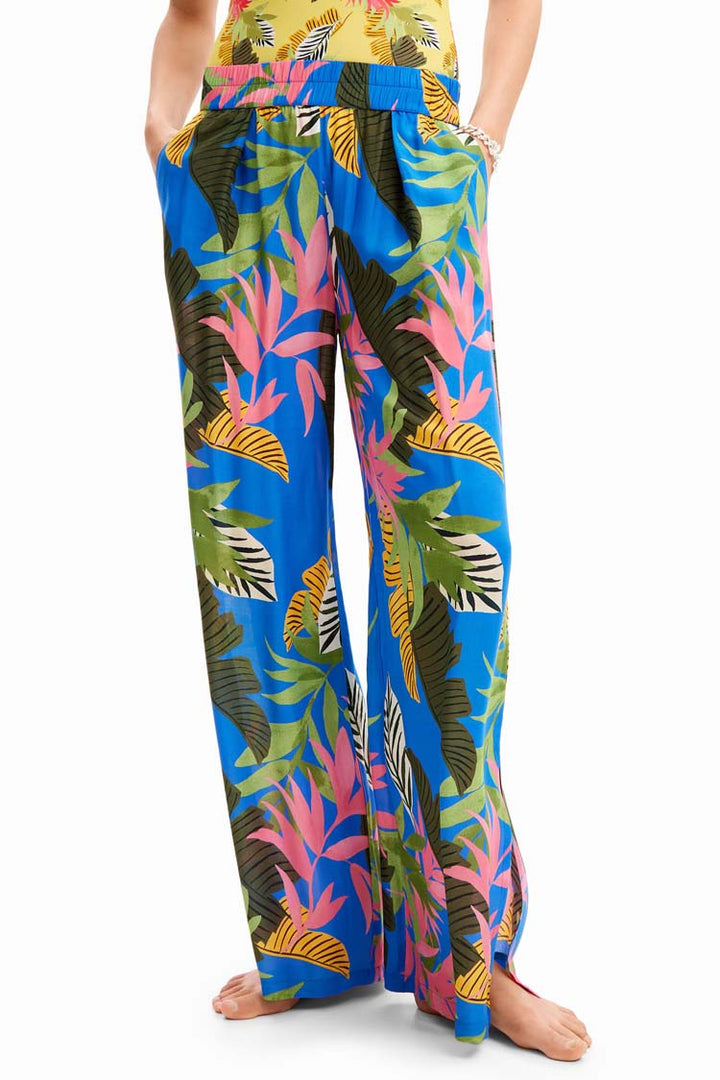 Tropical Wide Leg Trousers | FINAL SALE
