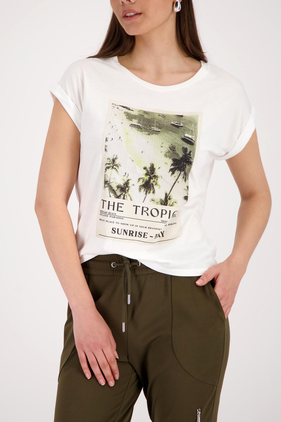 Tropics T-Shirt in Cream
