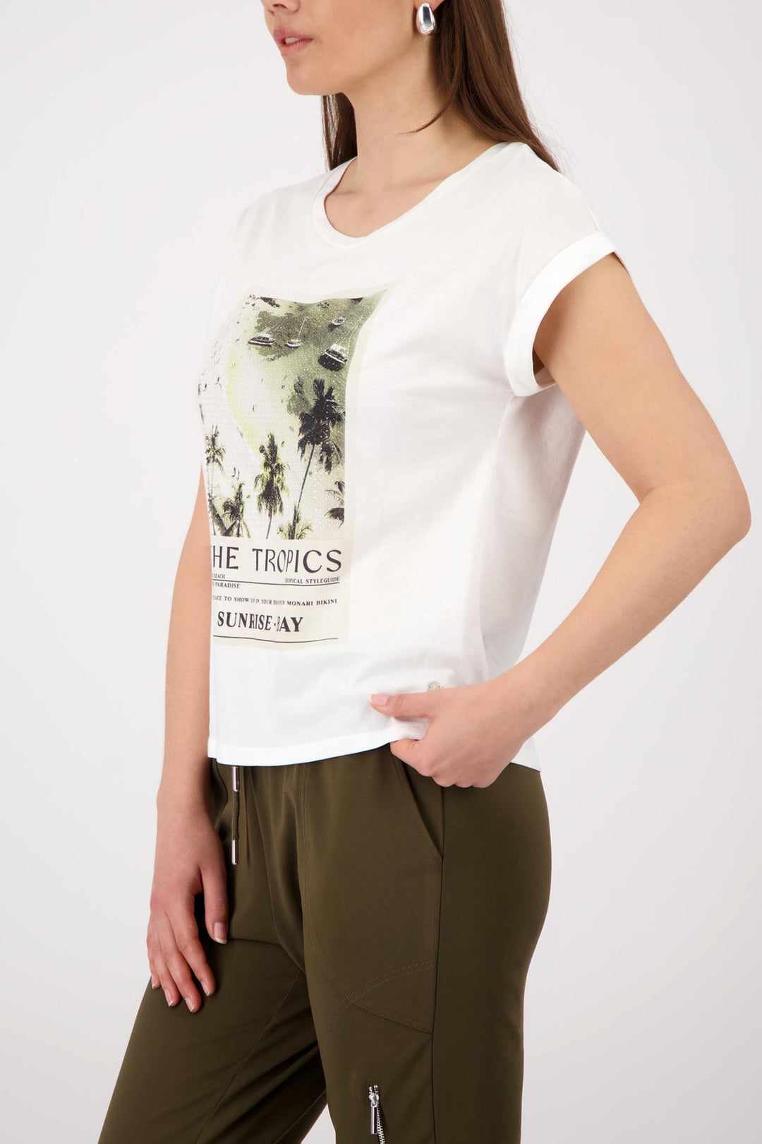 Tropics T-Shirt in Cream